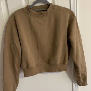 Tna COZYAF Crop Shrunken Crewneck Sweatshirt